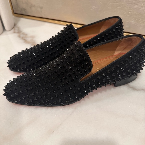Black Studded Men\'s Loafers main image 4